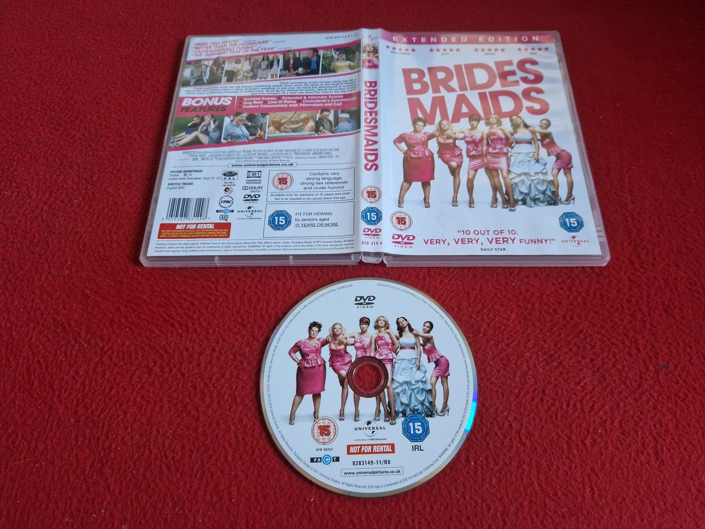 BRIDESMAIDS DVD