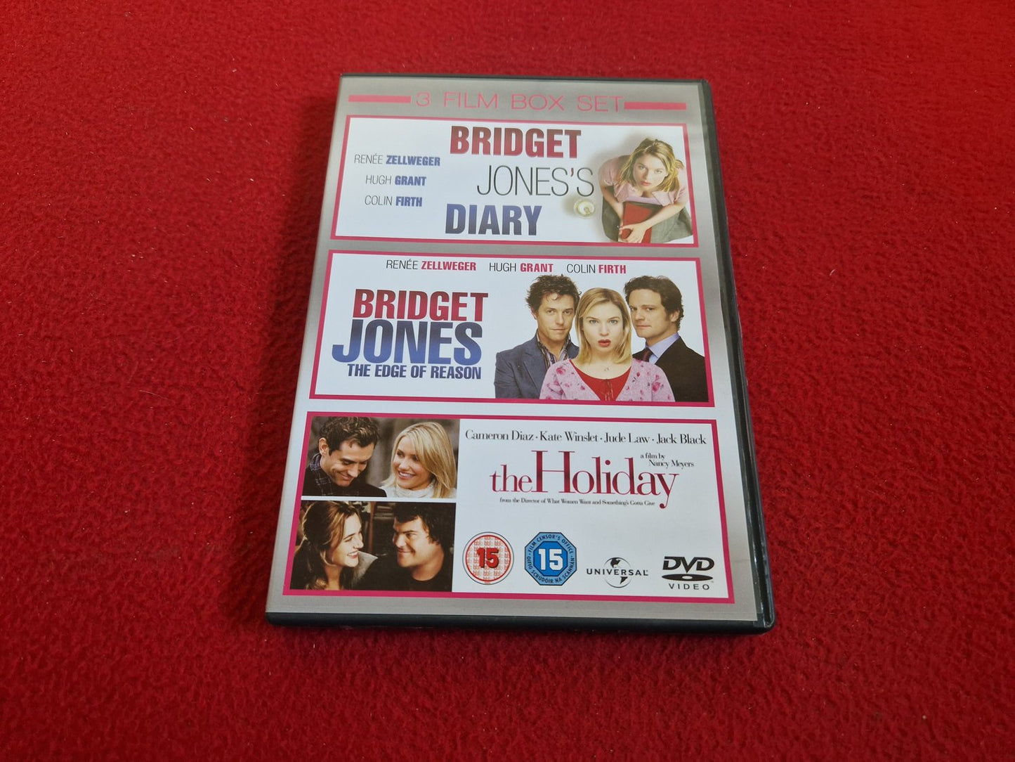 BRIDGET JONES DIARY / BRIDGET JONES EDGE OF REASON / THE HOLIDAY BOX DVD