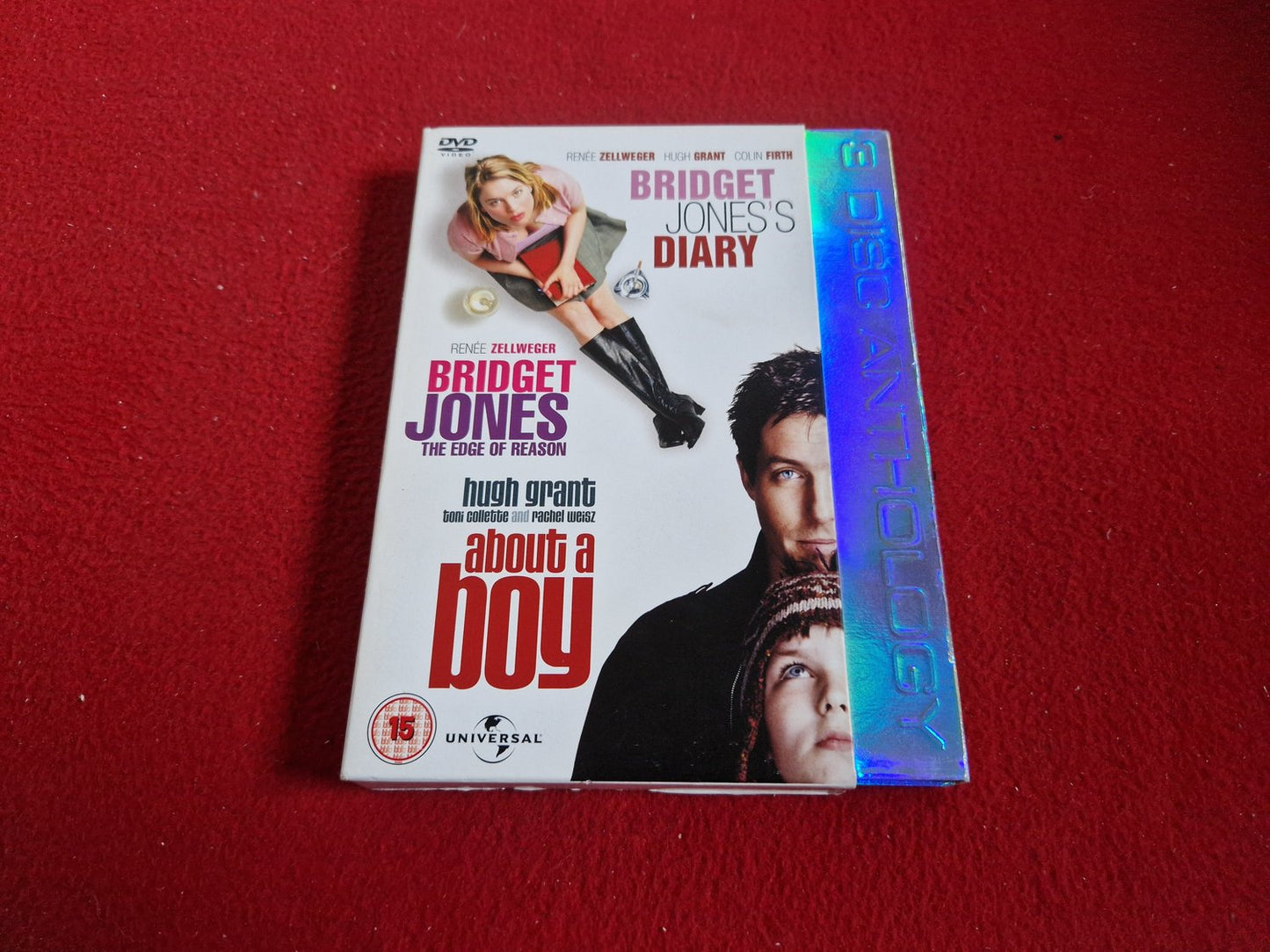 BRIDGET JONES DIARY / EDGE OF REASON / ABOUT A BOY BOX till DVD