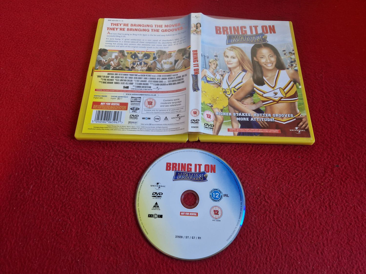 BRING IT ON AGAIN DVD