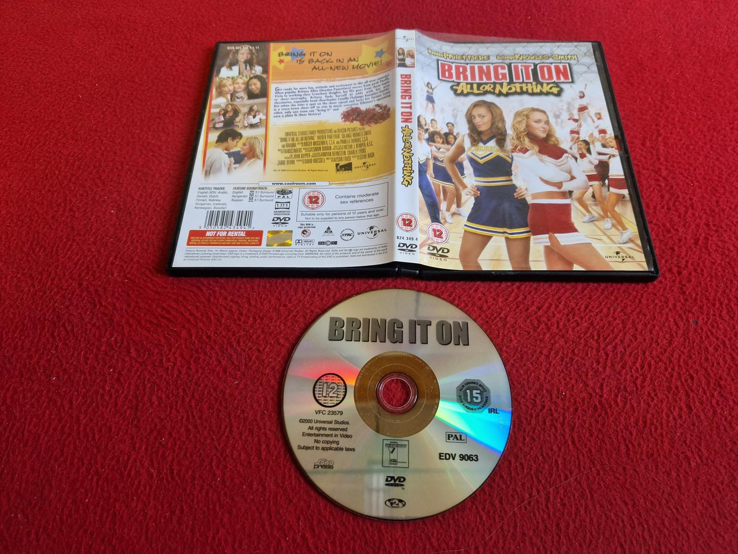 BRING IT ON: ALL OR NOTHING DVD