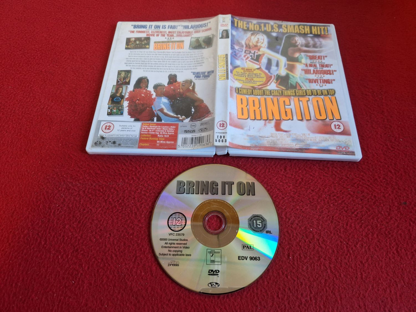 BRING IT ON DVD