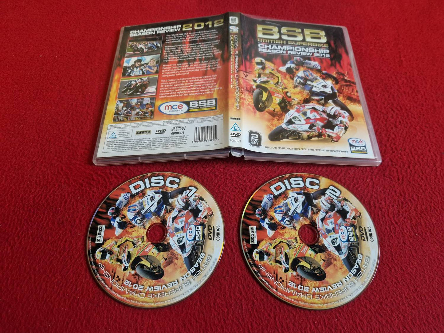 BRITISH SUPERBIKE CHAMPIONSHIP SEASON REVIEW 2012 DVD