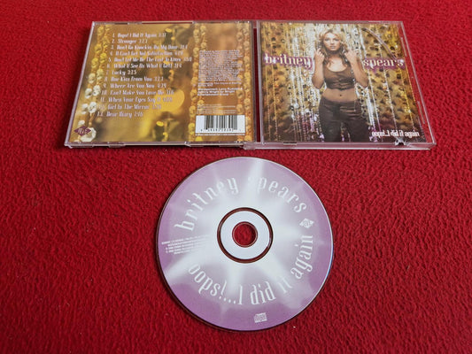BRITNEY SPEARS OOPS I DID IT AGAIN CD