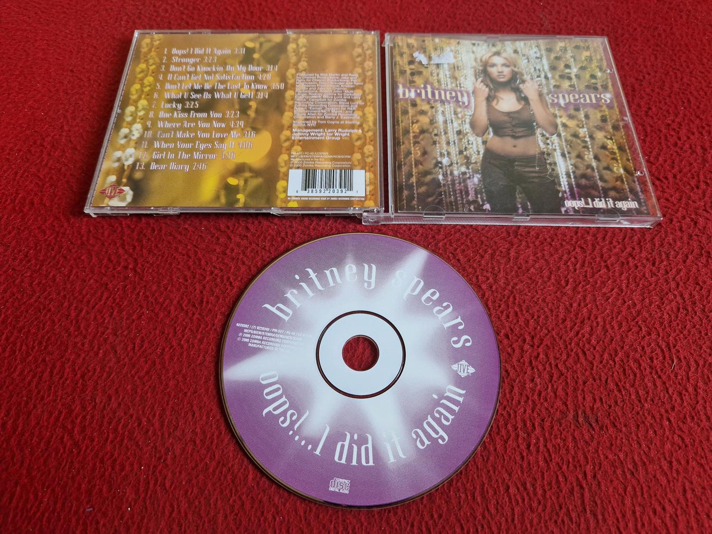BRITNEY SPEARS OOPS! ...I DID IT AGAIN CD