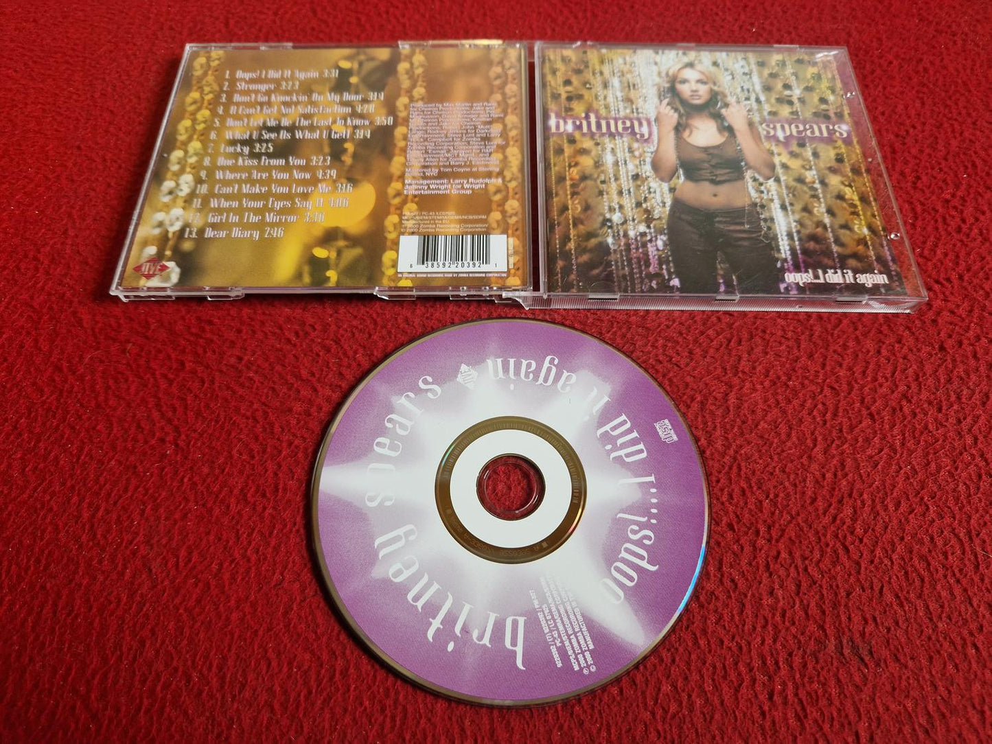 BRITNEY SPEARS OOPS... I DID IT AGAIN CD