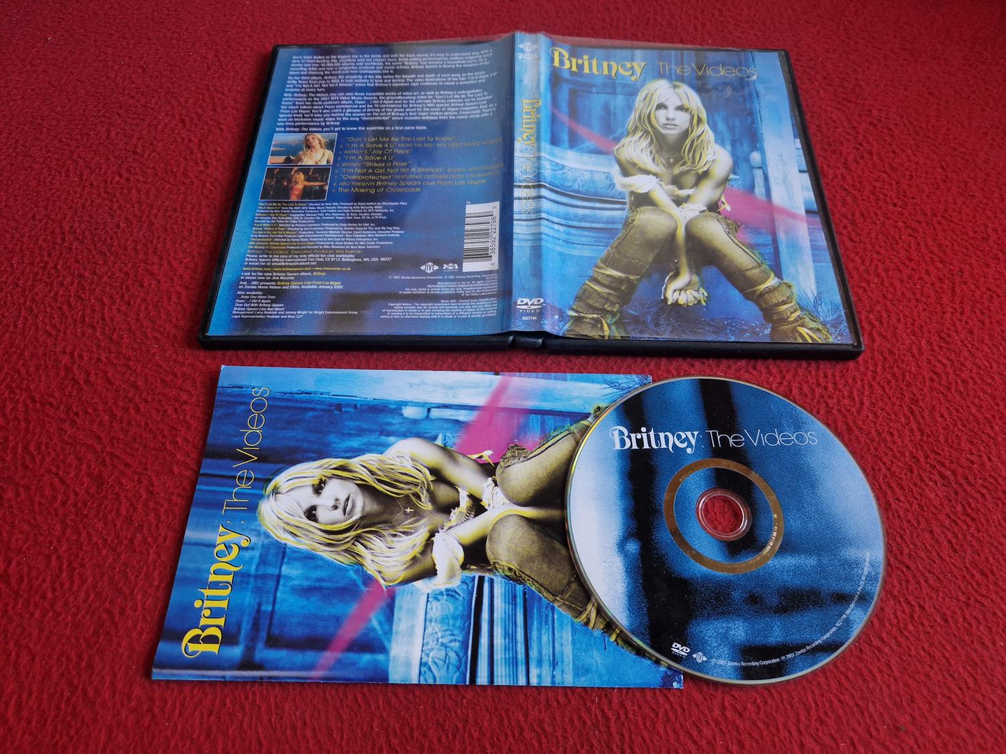 BRITNEY SPEARS THE VIDEOS DVD
