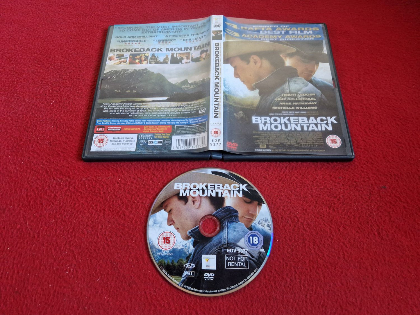 BROKEBACK MOUNTAIN DVD