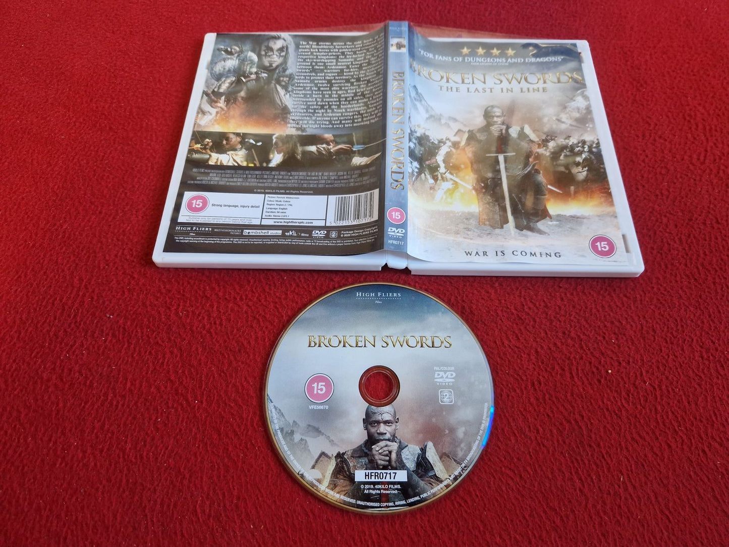 BROKEN SWORDS THE LAST IN LINE DVD