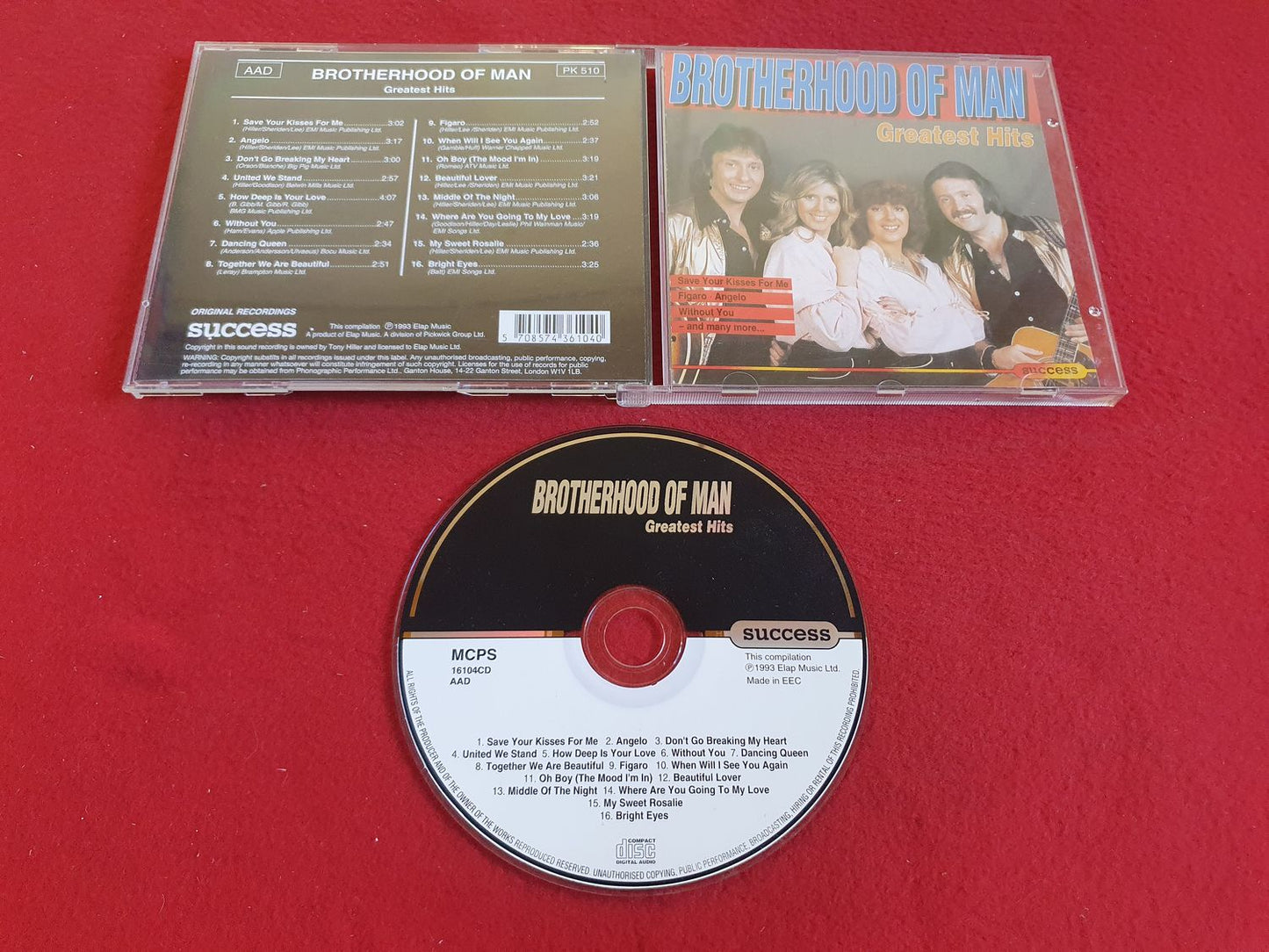 BROTHERHOOD OF MAN GREATEST HITS till CD