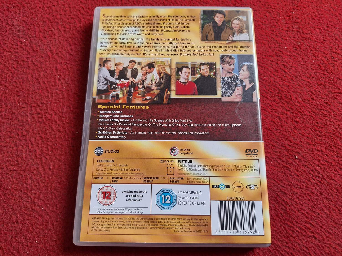 BROTHERS AND SISTERS SEASON 5 BOX DVD