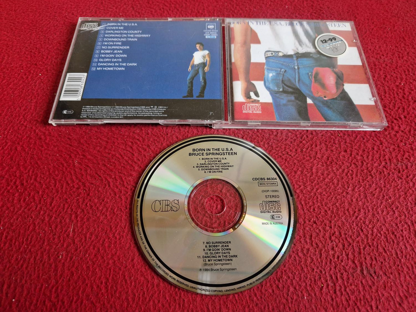 BRUCE SPRINGSTEEN BORN IN THE U.S.A. CD
