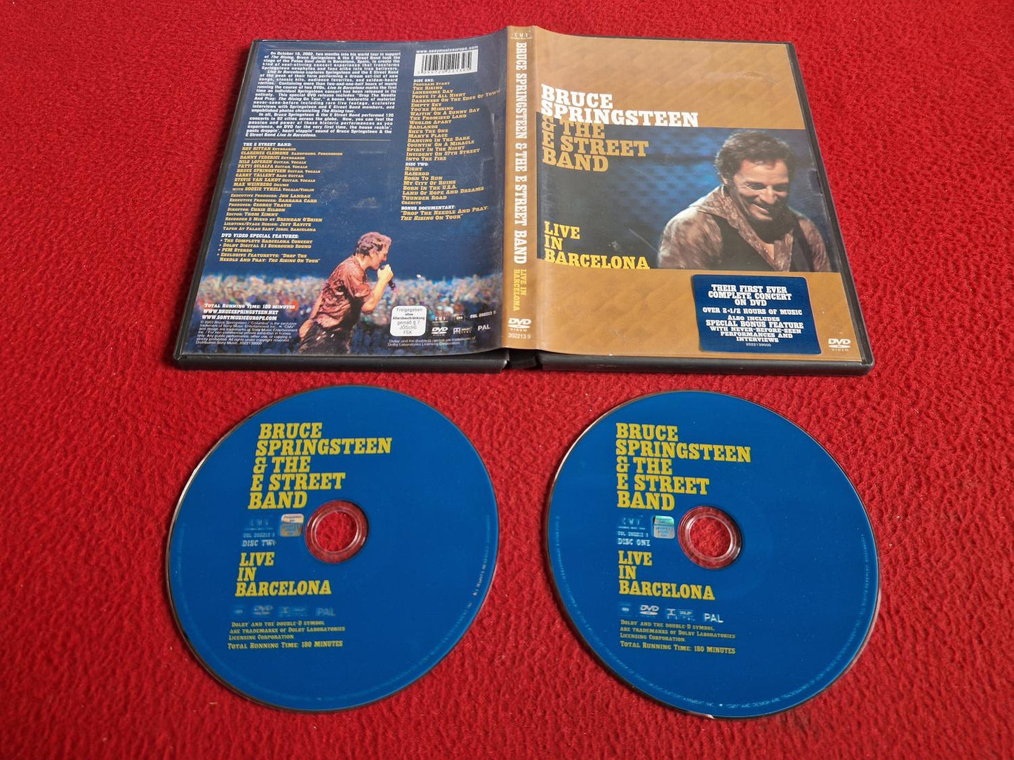 BRUCE SPRINGSTEEN & THE E STREET BAND LIVE IN BARCELONA DVD