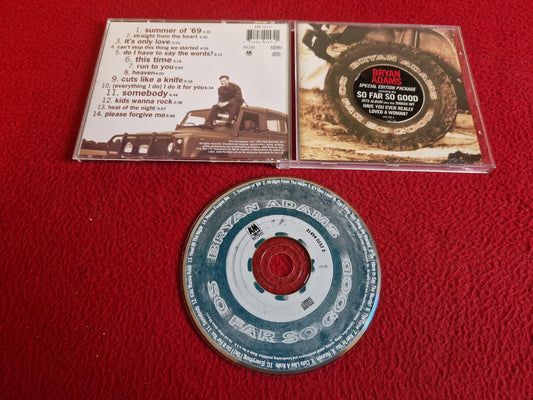 BRYAN ADAMS SO FAR SO GOOD SPECIAL EDITION PACKAGE CD
