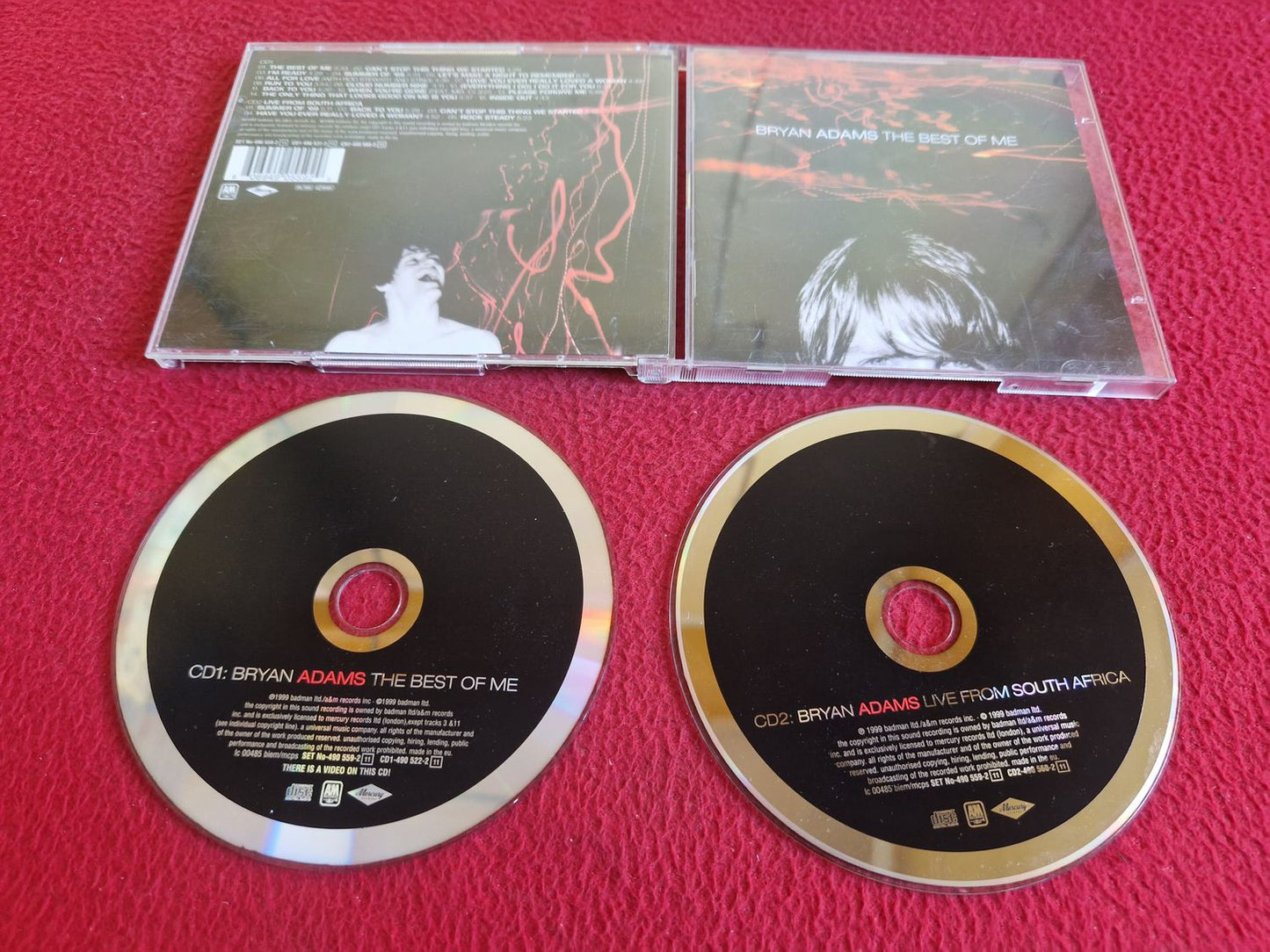 BRYAN ADAMS THE BEST OF ME CD