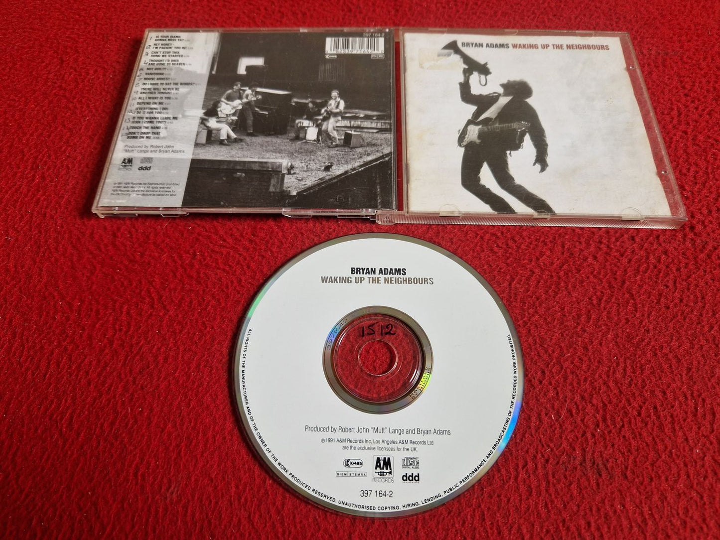 BRYAN ADAMS WAKING UP THE NEIGHBOURS CD