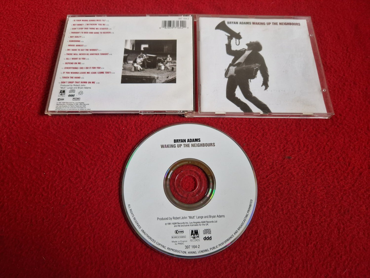 BRYAN ADAMS WAKING UP THE NEIGHBOURS CD
