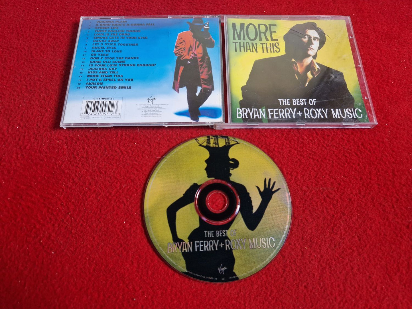 BRYAN FERRY + ROXY MUSIC MORE THAN THIS THE BEST OF CD