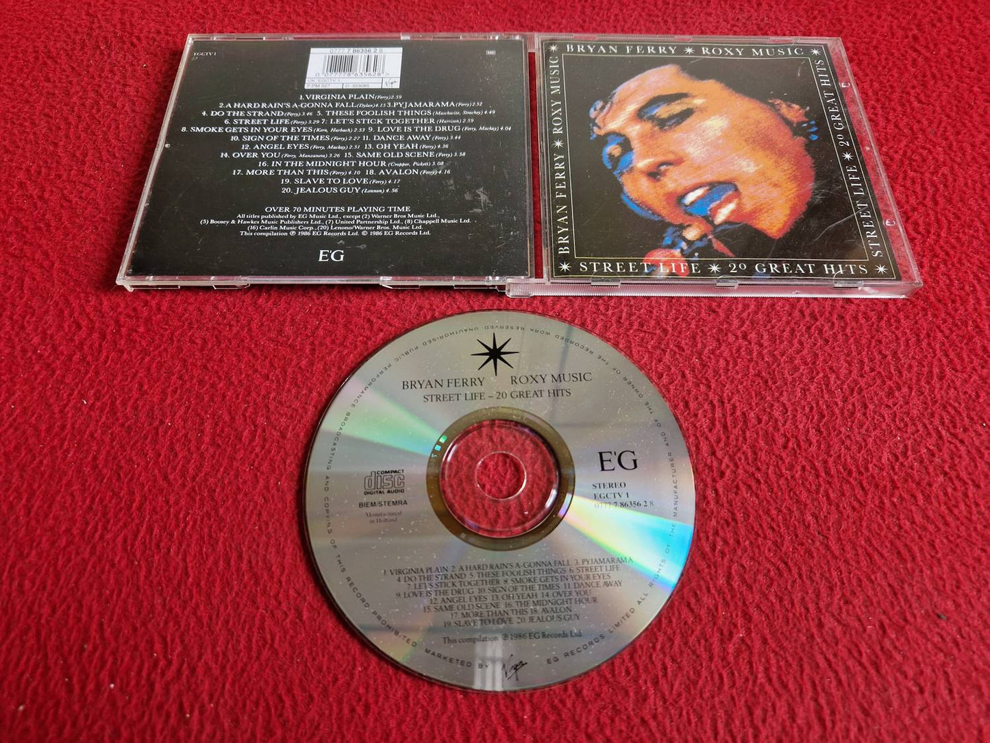BRYAN FERRY ROXY MUSIC STREET LIFE 20 GREAT HITS CD