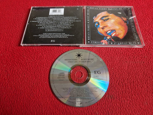BRYAN FERRY ROXY MUSIC STREET LIFE 20 GREAT HITS CD