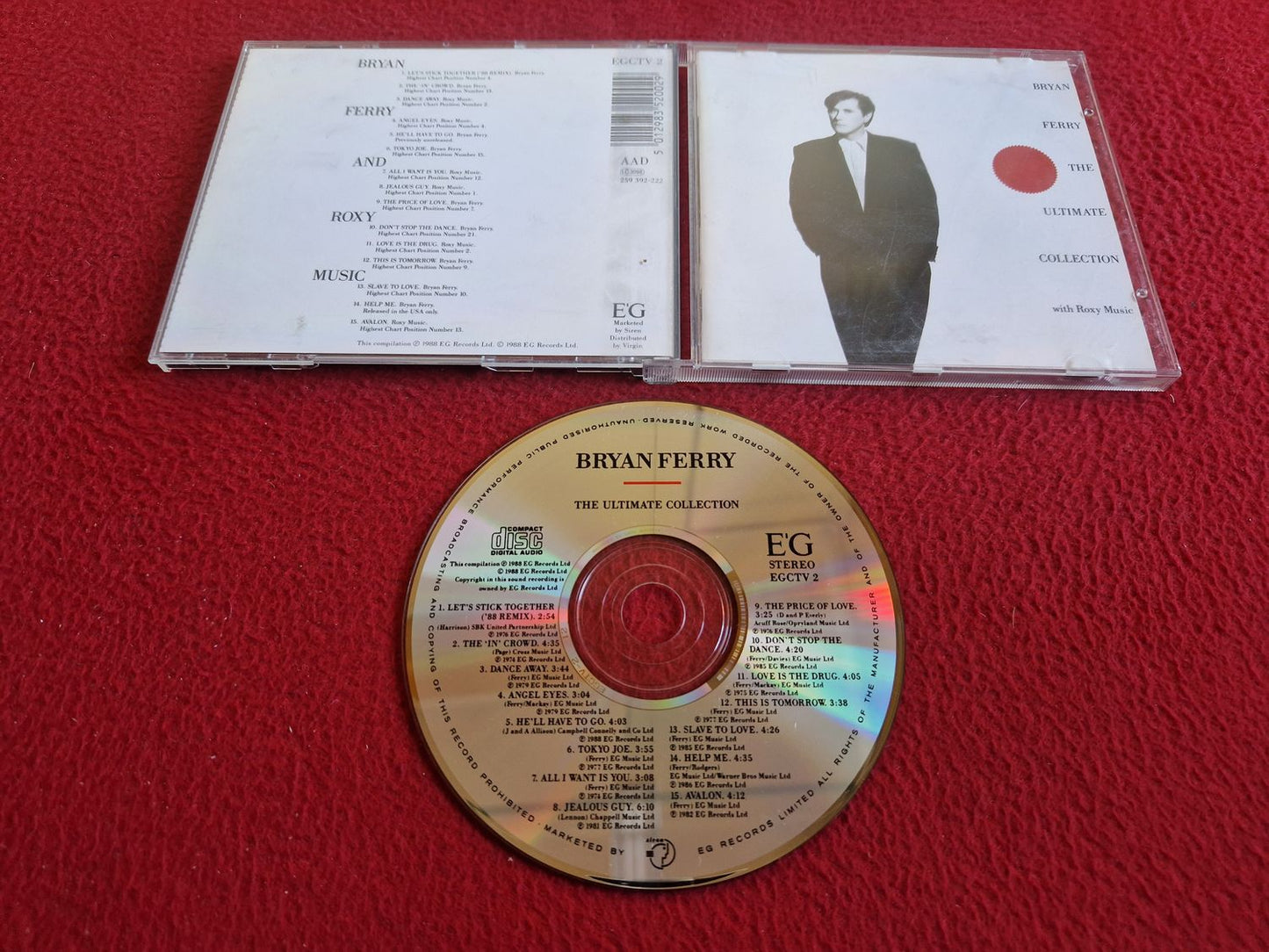 BRYAN FERRY THE ULTIMATE COLLECTION CD