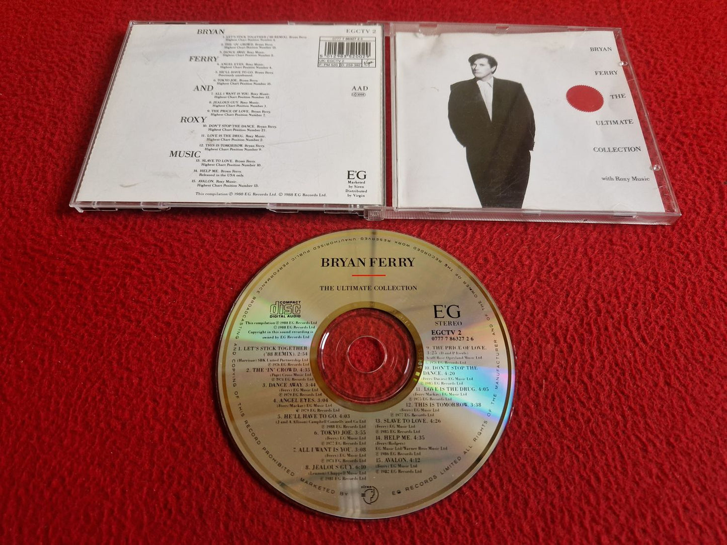 BRYAN FERRY THE ULTIMATE COLLECTION CD