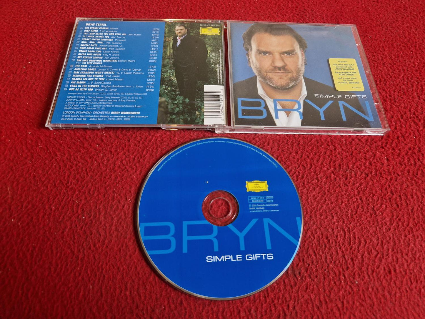 BRYN TERFEL SIMPLE GIFTS CD