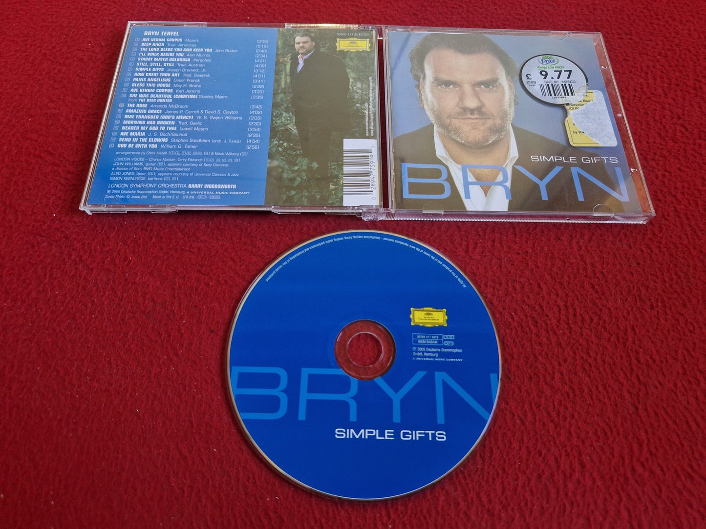 BRYN TERFEL SIMPLE GIFTS CD