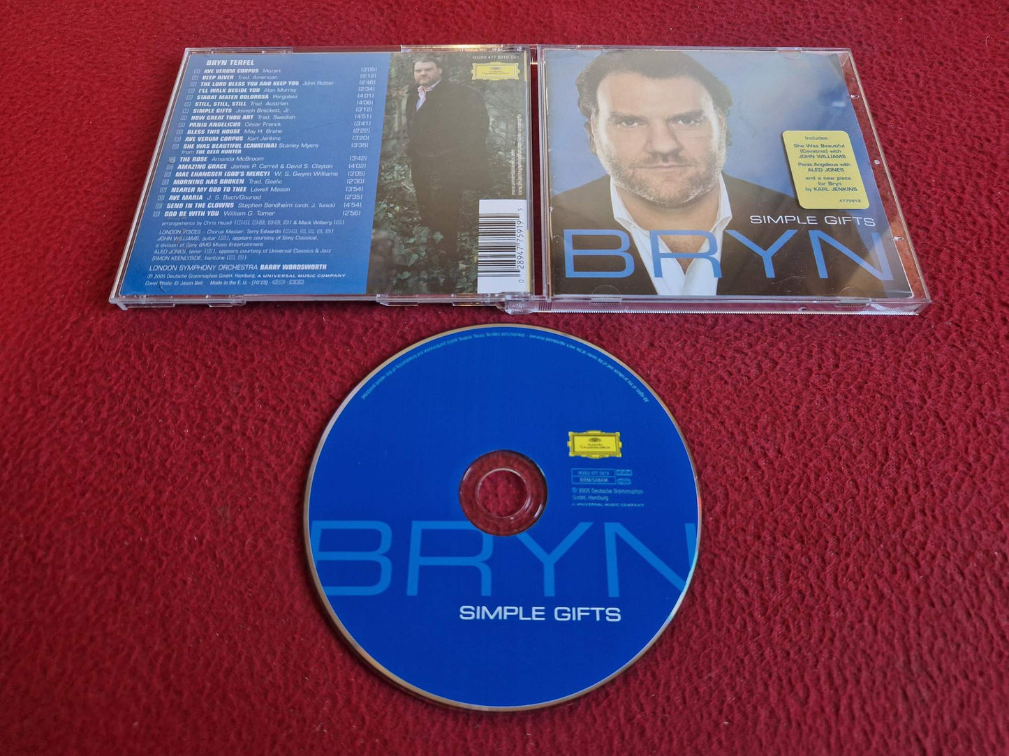 BRYN TERFEL SIMPLE GIFTS CD