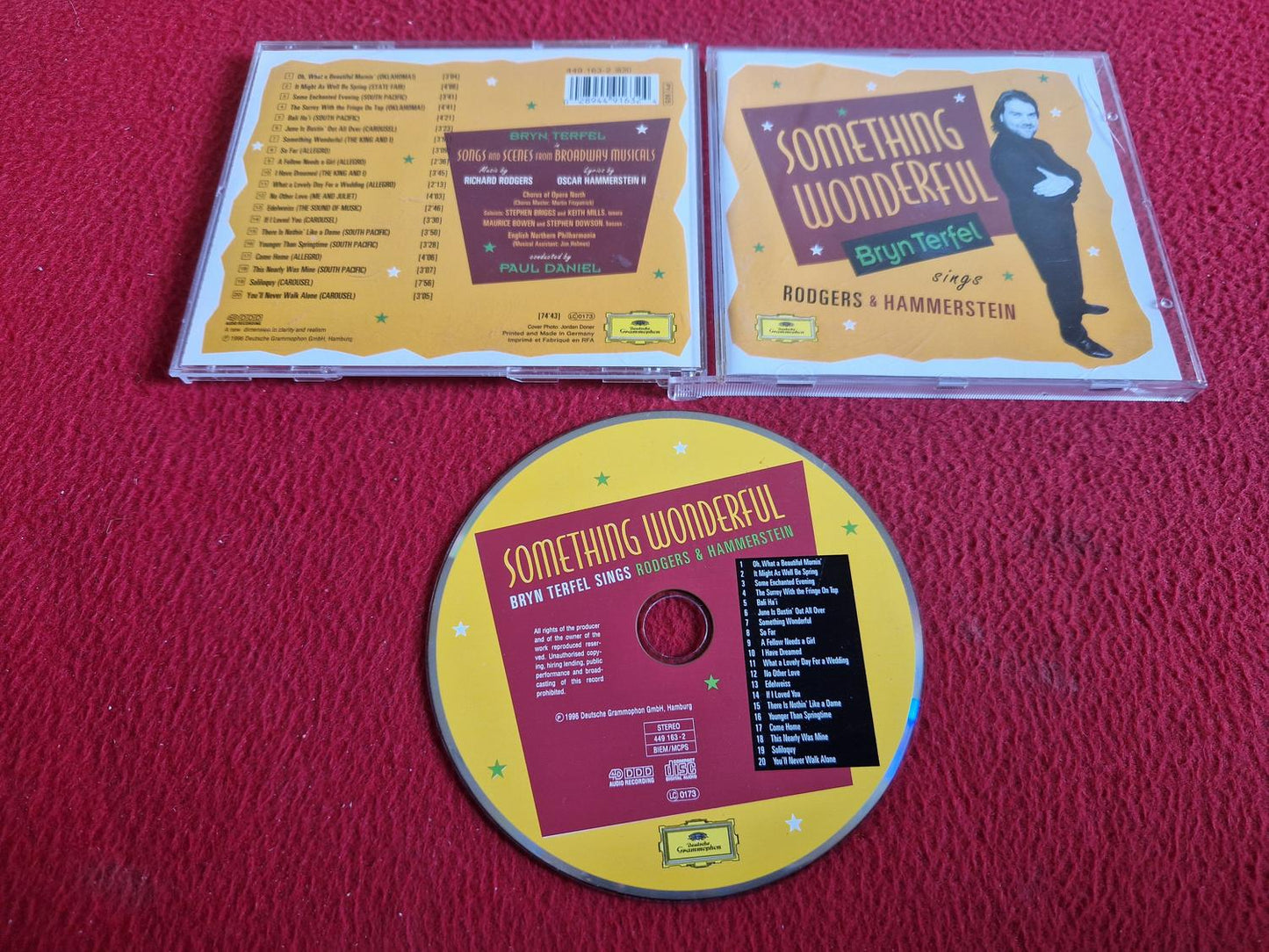 BRYN TERFEL SINGS RODGERS & HAMMERSTEIN SOMETHING WONDERFUL CD
