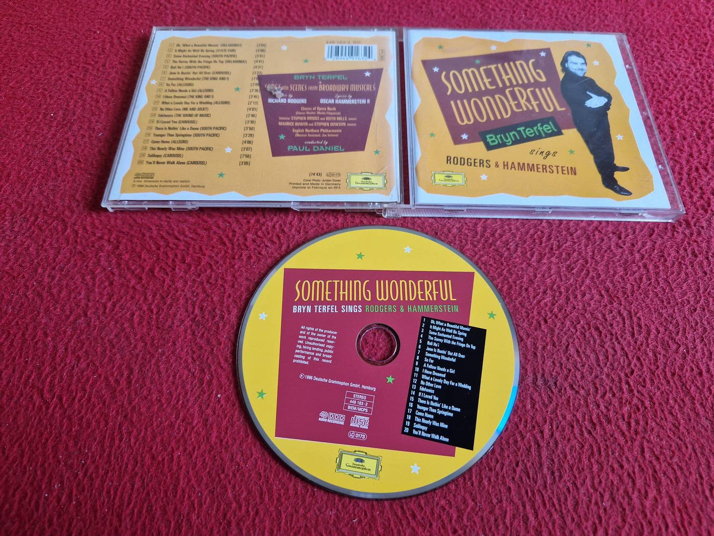 BRYN TERFEL SINGS RODGERS & HAMMERSTEIN SOMETHING WONDERFUL CD