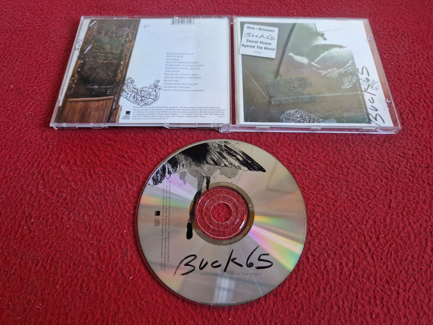 BUCK 65 SECRET HOUSE AGAINST THE WORLD CD
