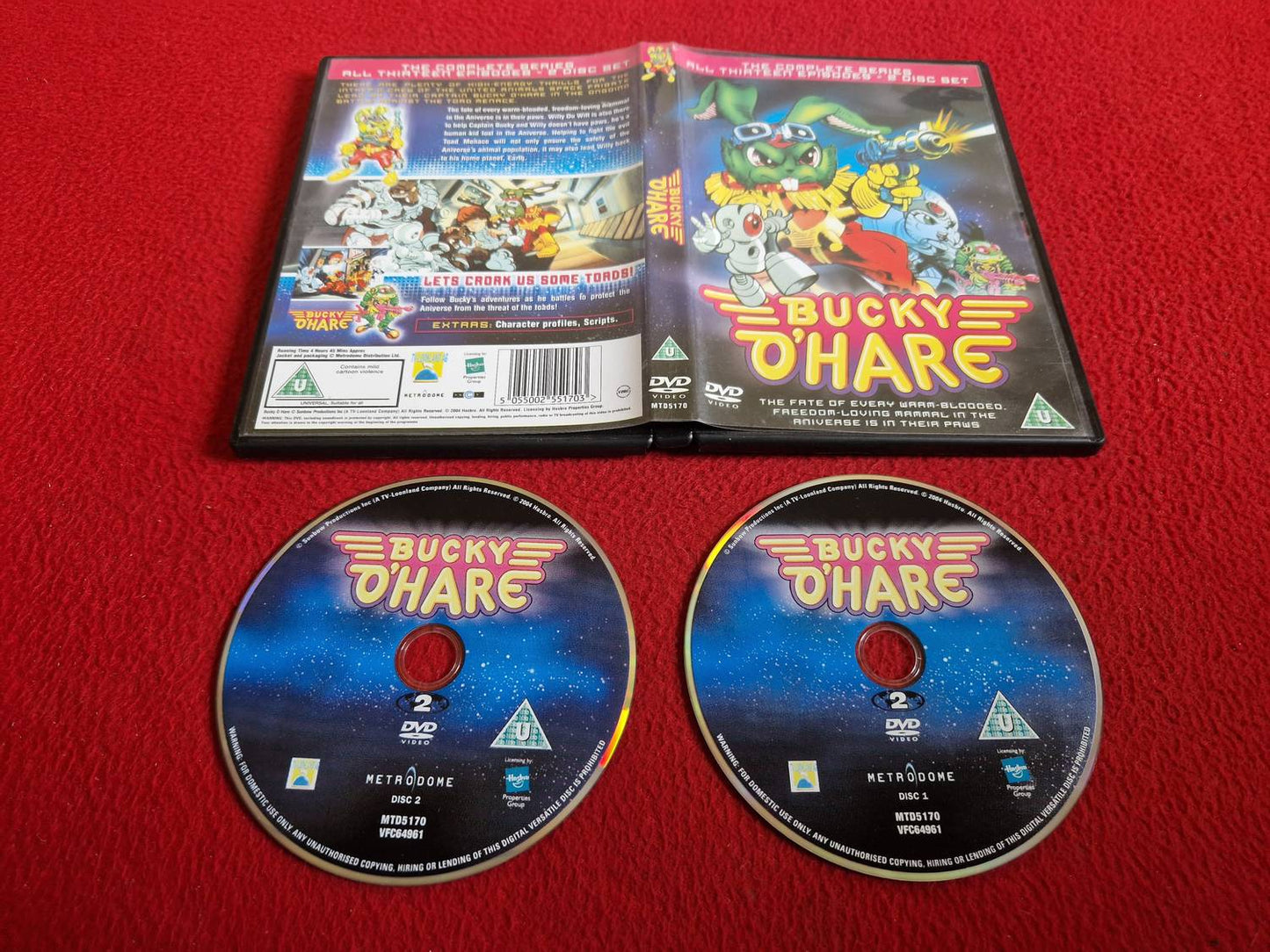 BUCKY O'HARE DVD