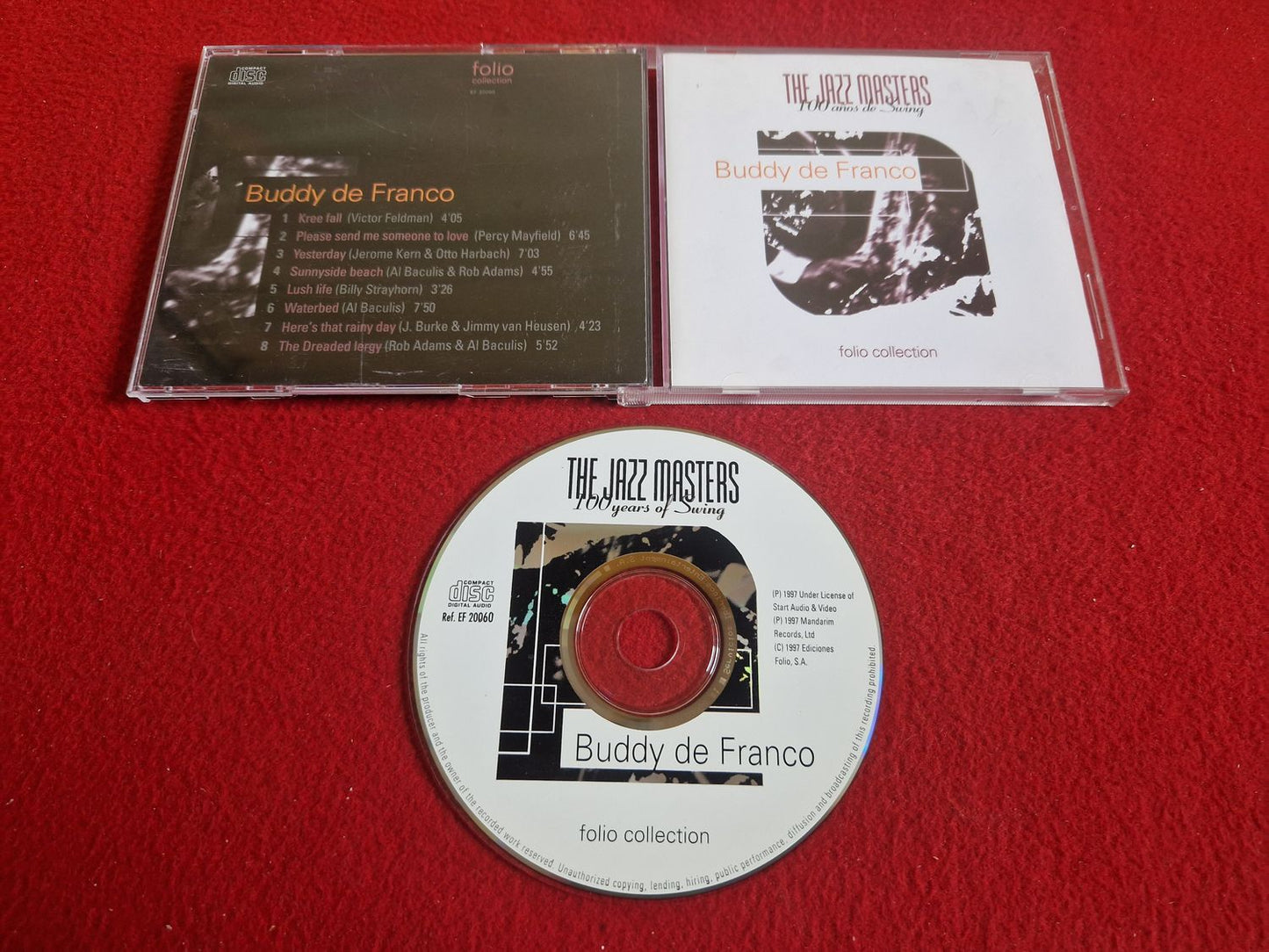 BUDDY DE FRANCO FOLIO COLLECTION [ THE JAZZ MASTERS ] till CD