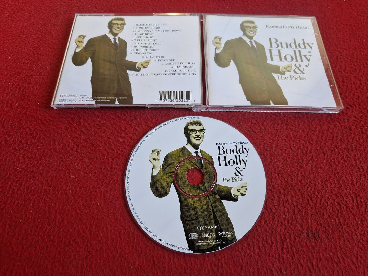 BUDDY HOLLY & THE PICKS RAINING IN MY HEART CD