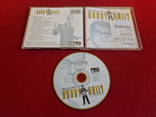 BUDDY HOLLY THE VERY BEST OF BUDDY HOLLY AND THE PICKS 20 GREAT SONGS CD