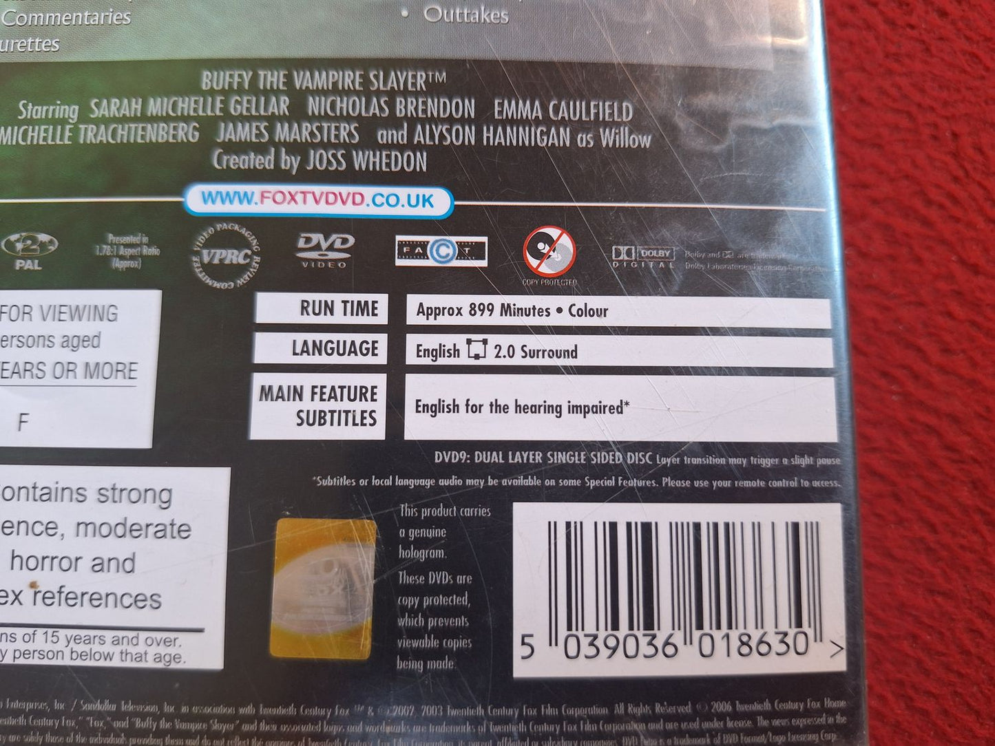 BUFFY SEASON 7 BOX DVD