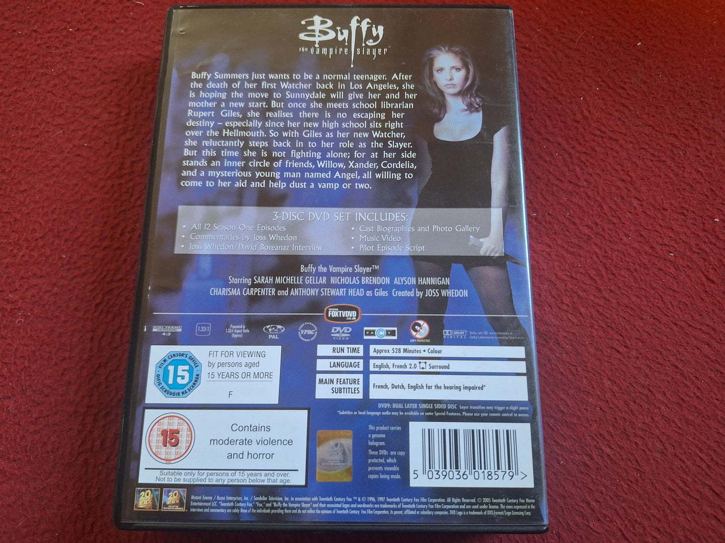 BUFFY THE VAMPIRE SLAYER SEASON 1 BOX DVD