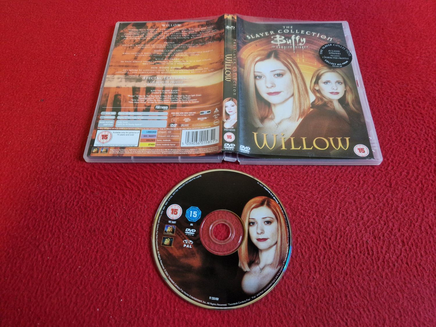 BUFFY THE VAMPIRE SLAYER WILLOW DVD