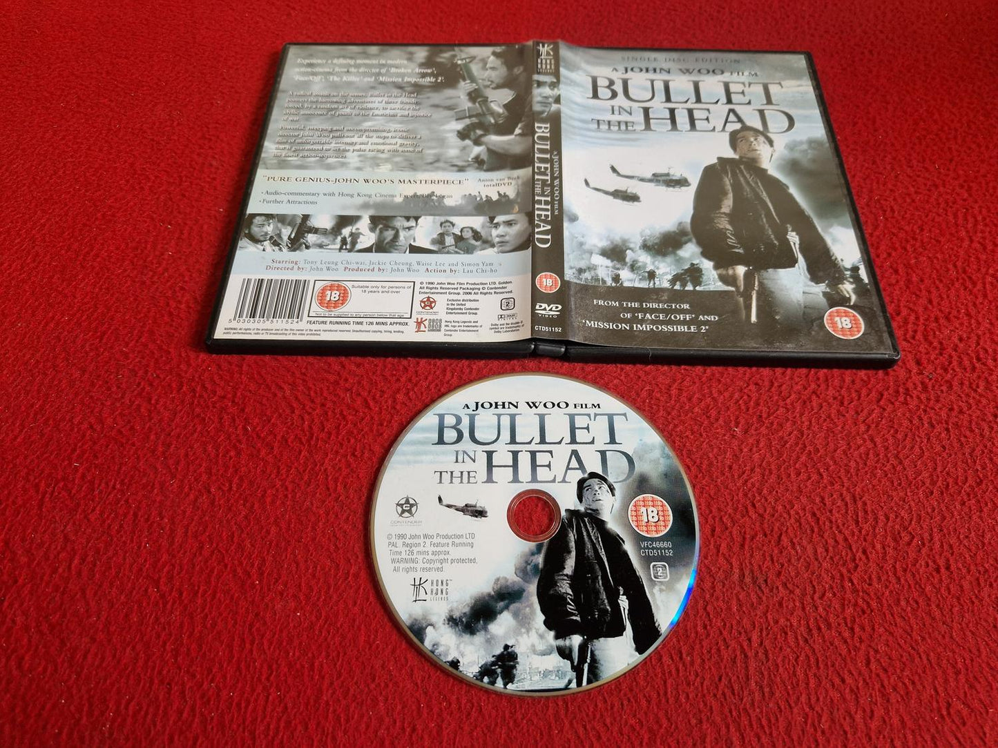 BULLET IN THE HEAD DVD