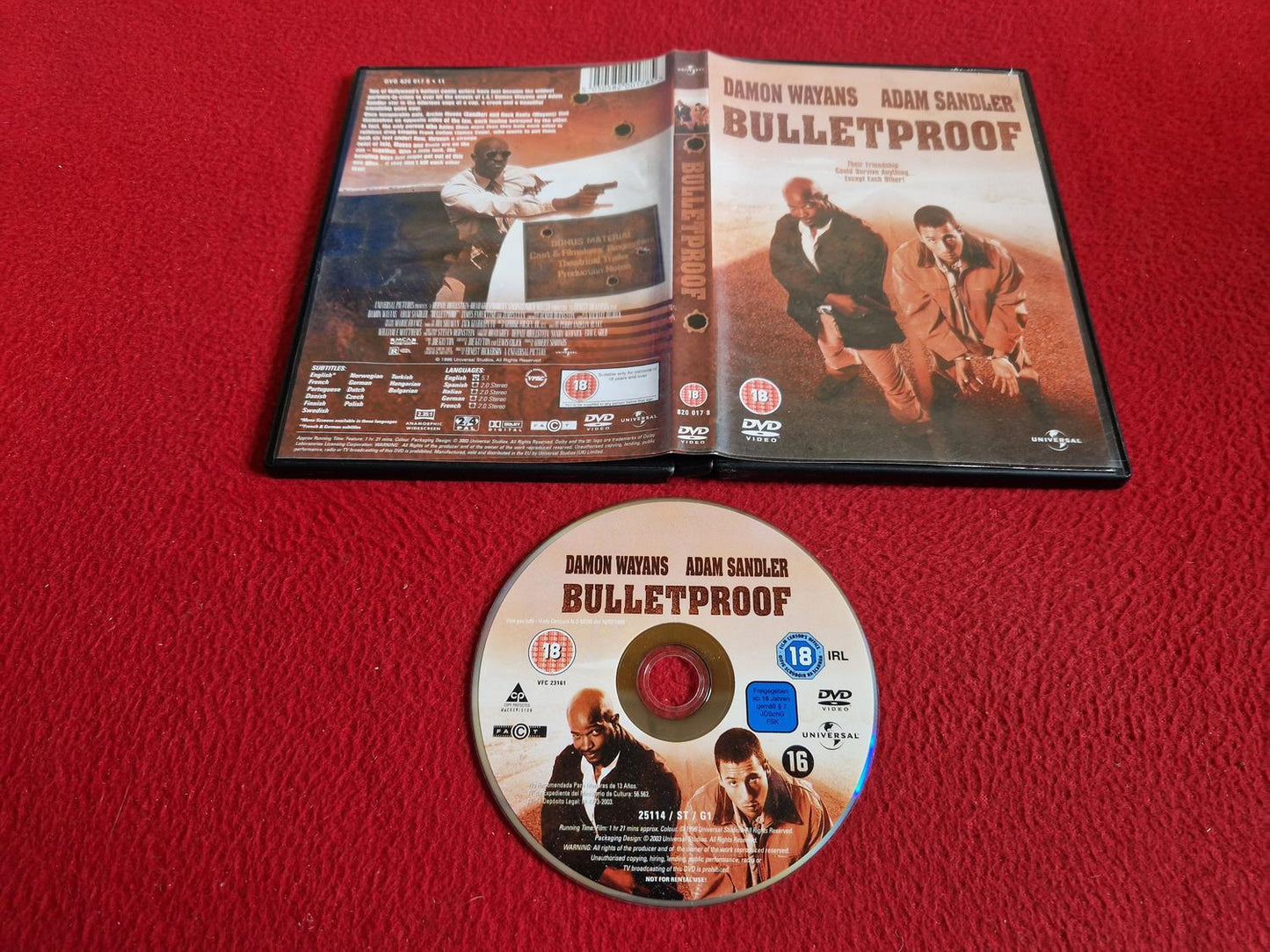 BULLETPROOF DVD