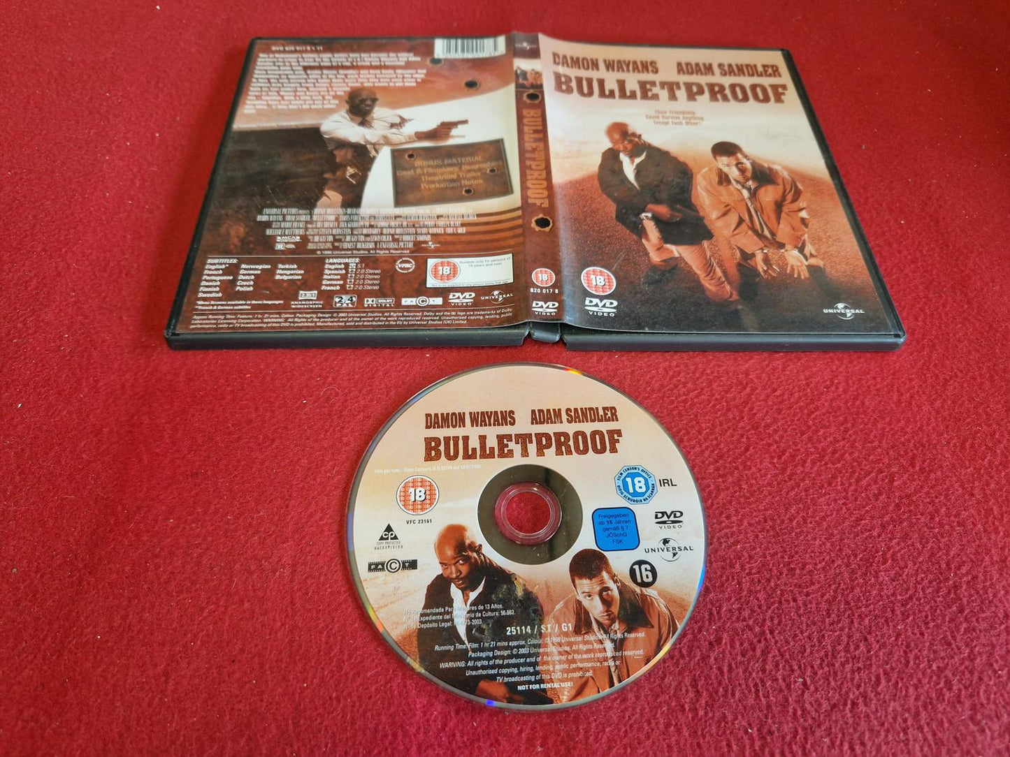 BULLETPROOF till DVD