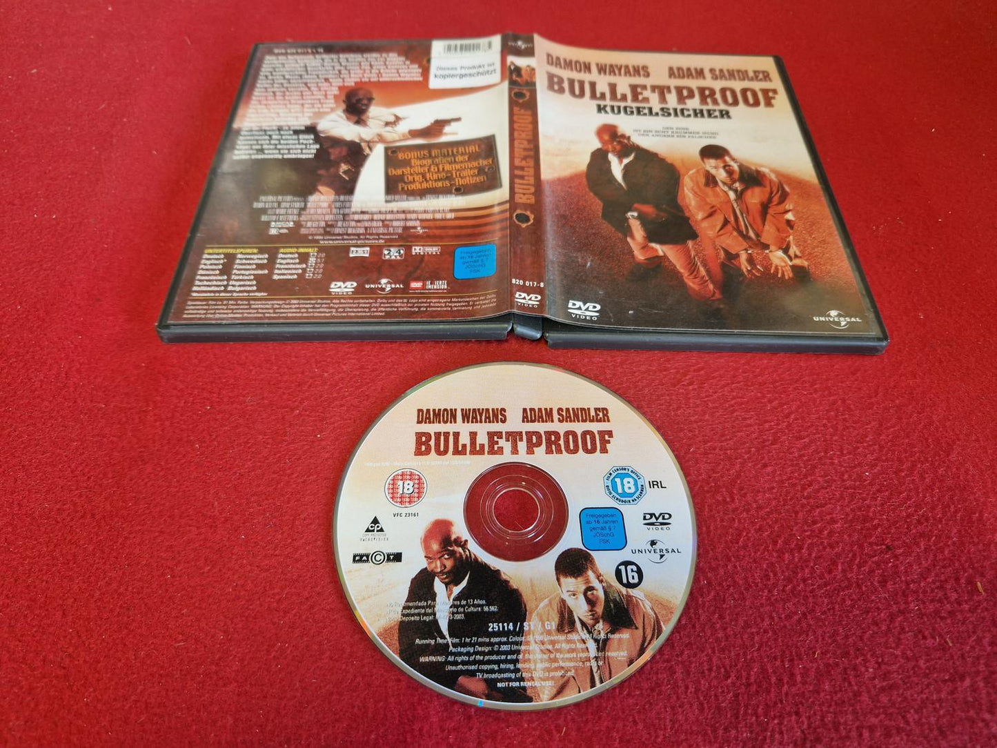 BULLETPROOF till DVD