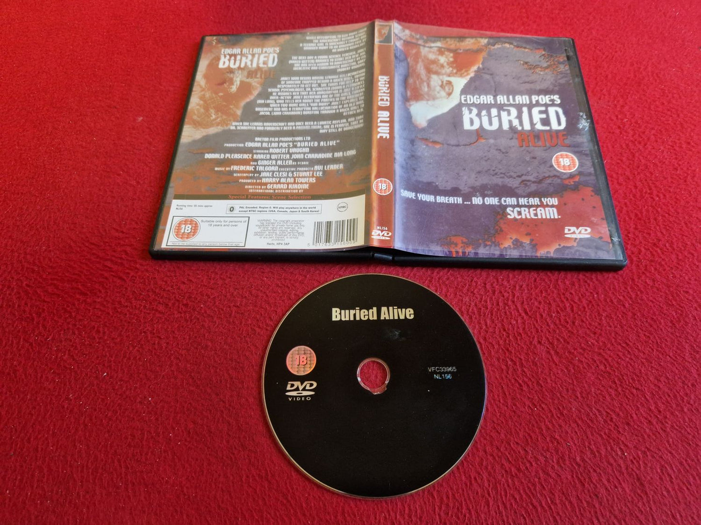 BURIED ALIVE [ EDGAR ALLAN POE ] DVD