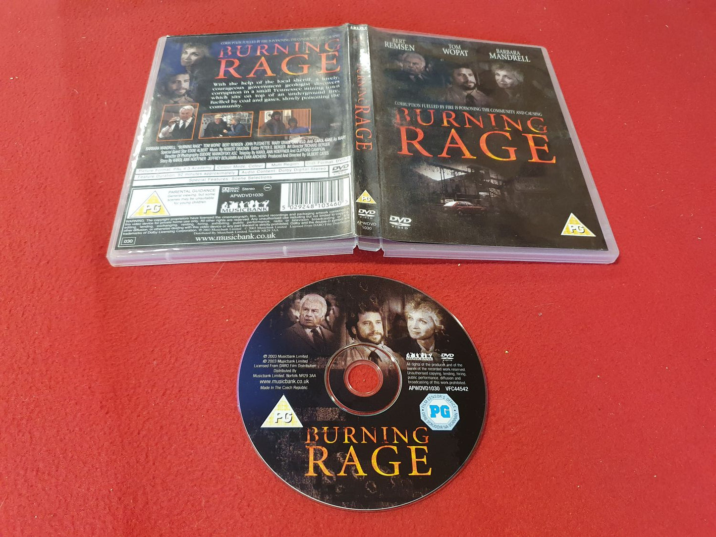 BURNING RAGE till DVD