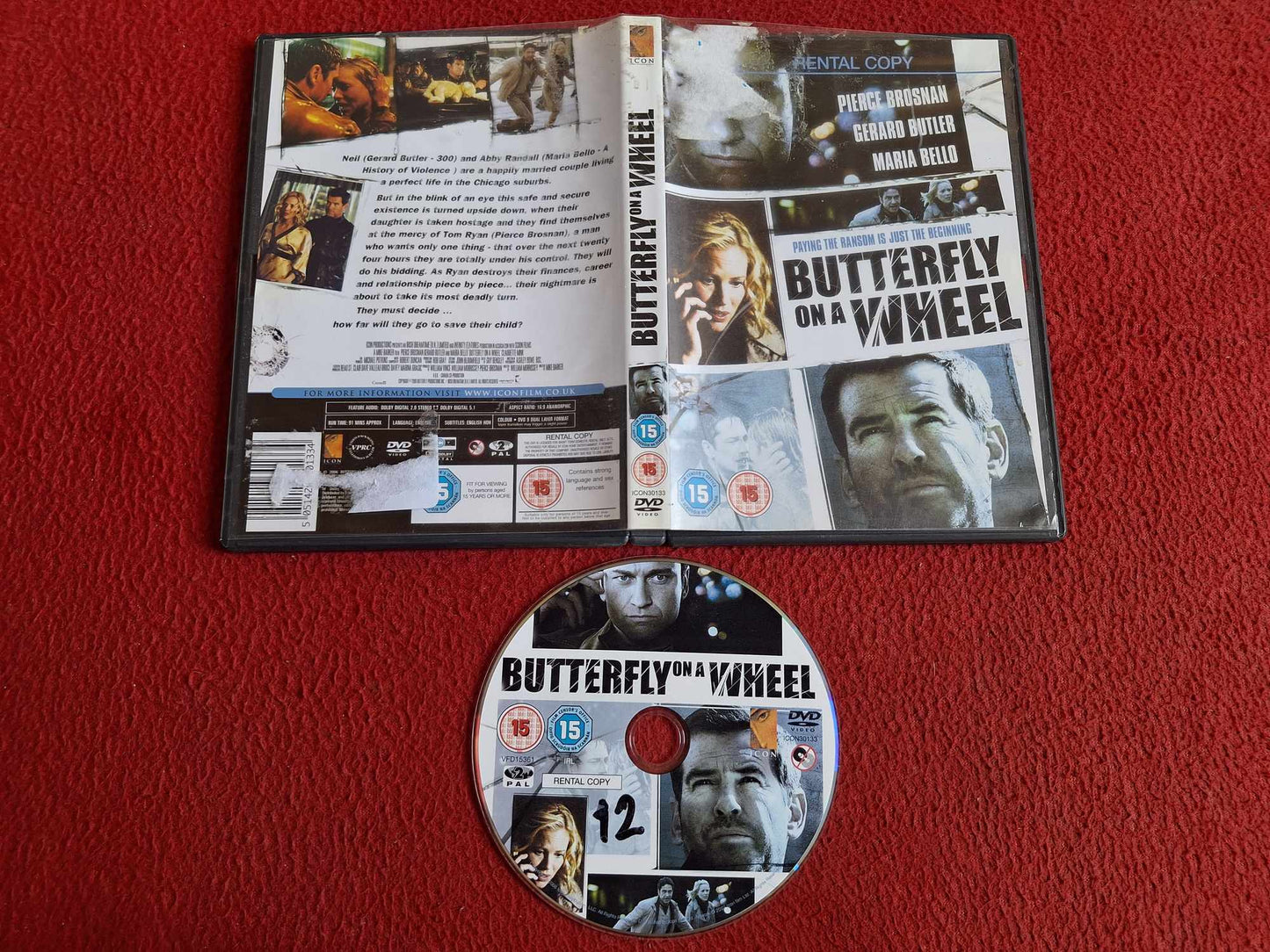 BUTTERFLY ON A WHEEL DVD