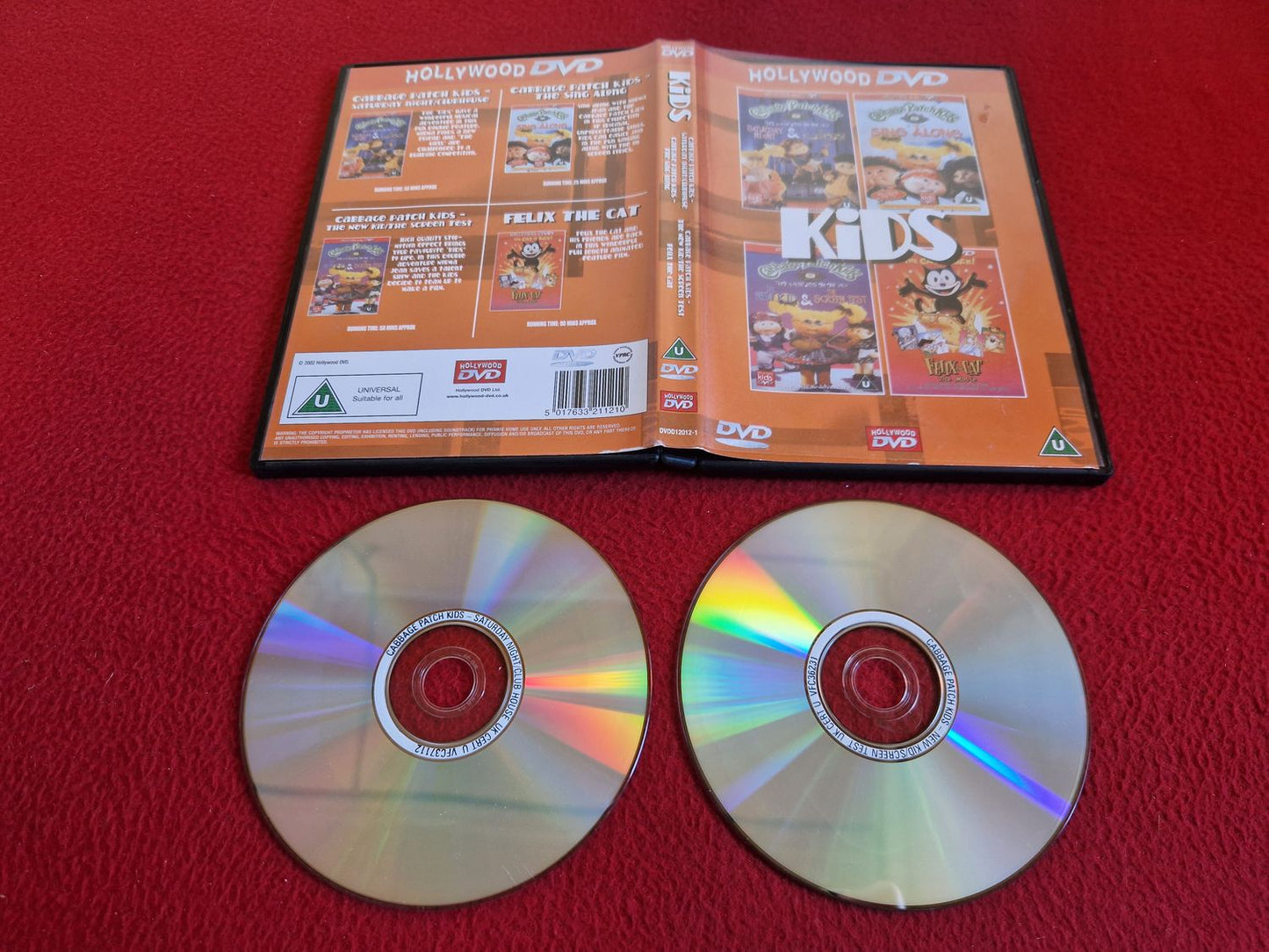CABBAGE PATCH KIDS X3 + FELIX THE CAT DVD