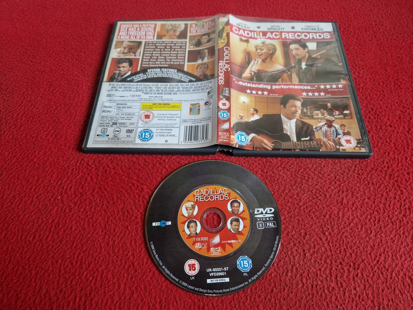 CADILLAC RECORDS DVD