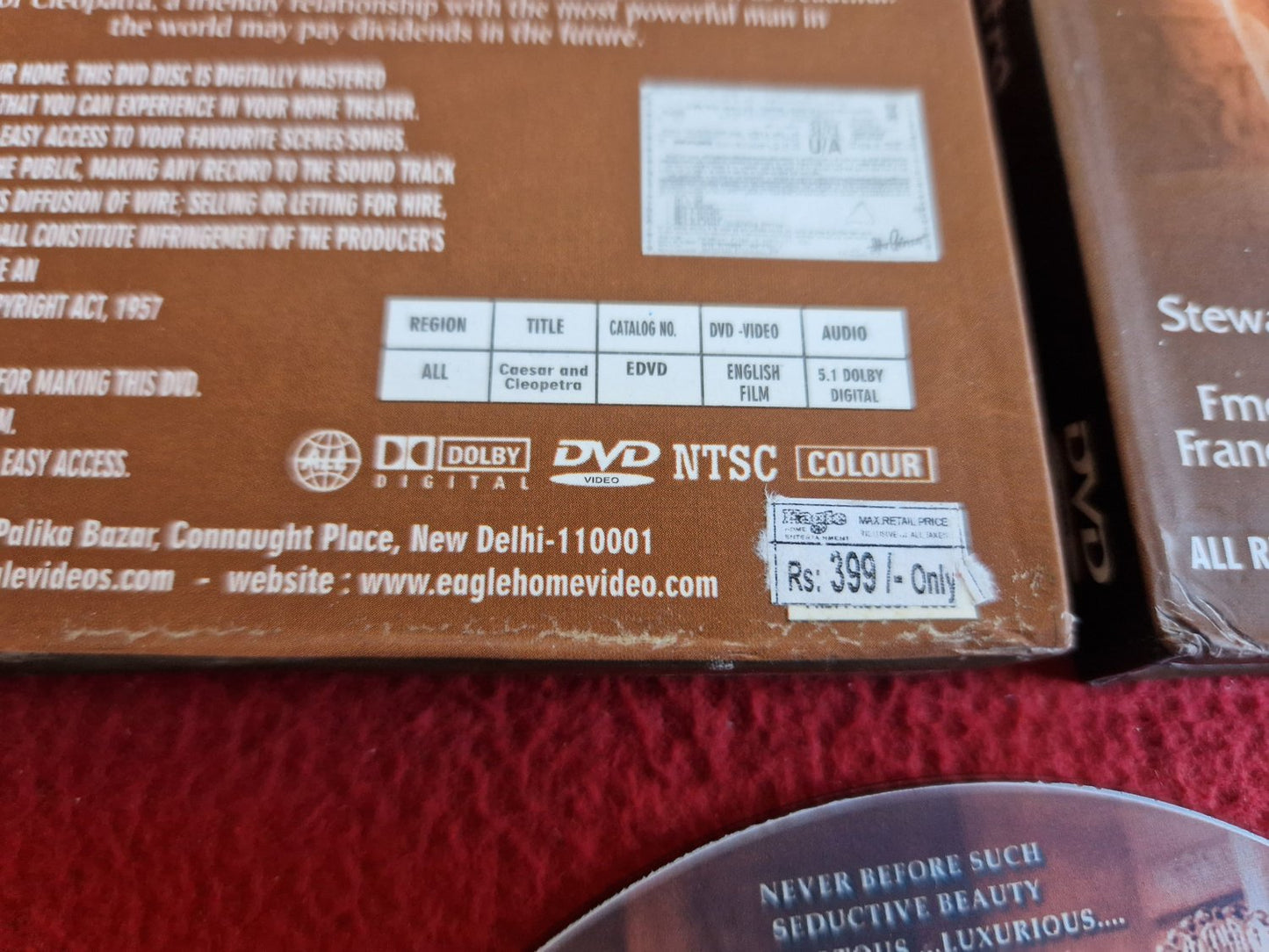 CAESAR AND CLEOPATRA [ ALL REGIONS / NTSC ] DVD