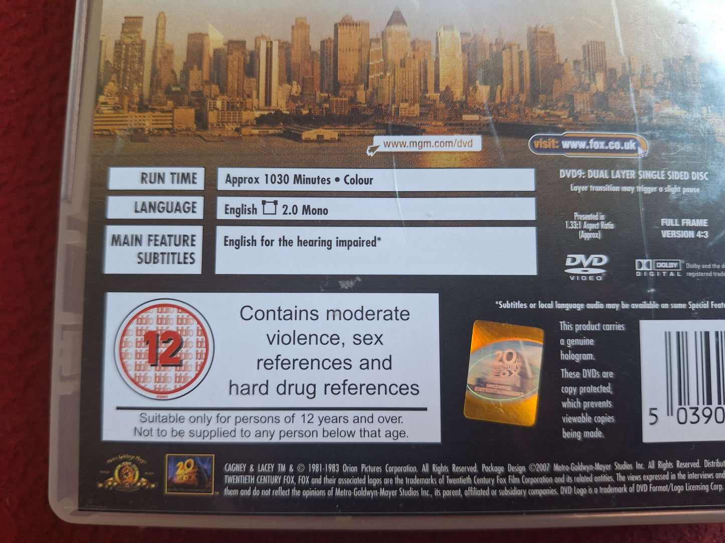 CAGNEY & LACEY SERIES 1 BOX DVD